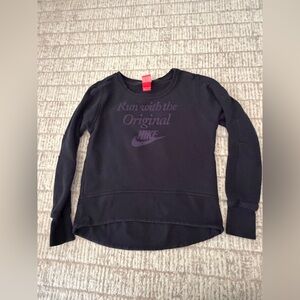 Nike Black and purple graphic Sweatshirt size s